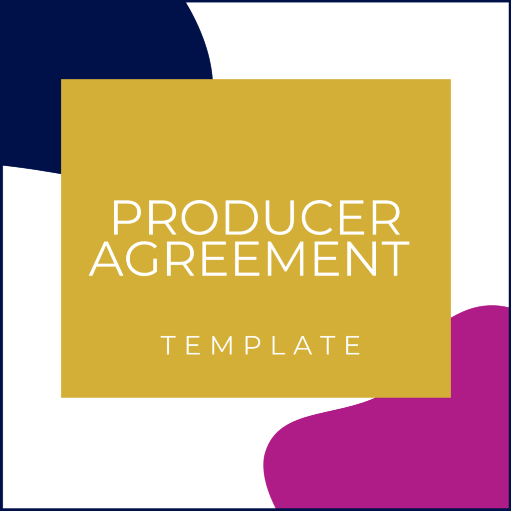 Producer Agreement Template Boss Contract Society